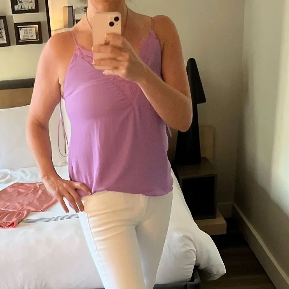 Melrose + Market orchid lace insert cami sz S
